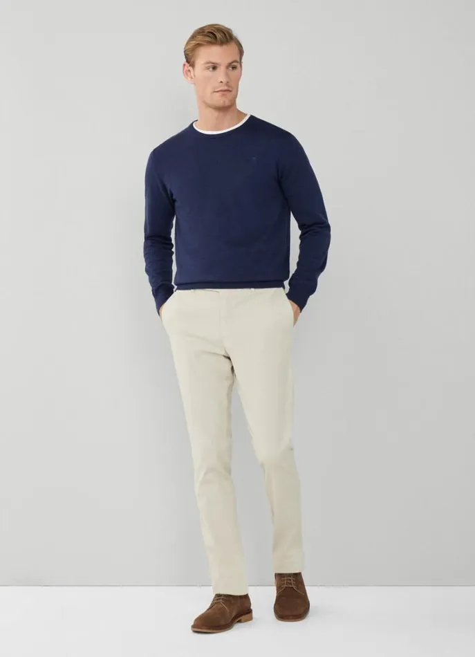 Men Trousers and Chinos Hackett London Slim Fit Piqu Chinos Beach