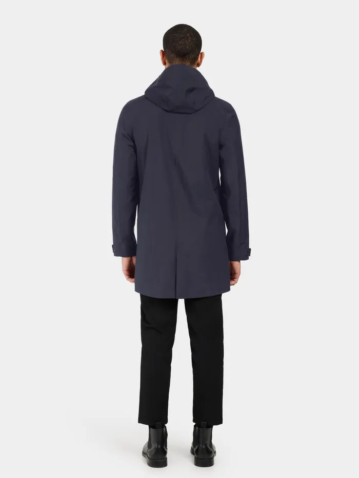 Men Tyr Parka Dark Night Blue Didriksons Lightweight Jackets