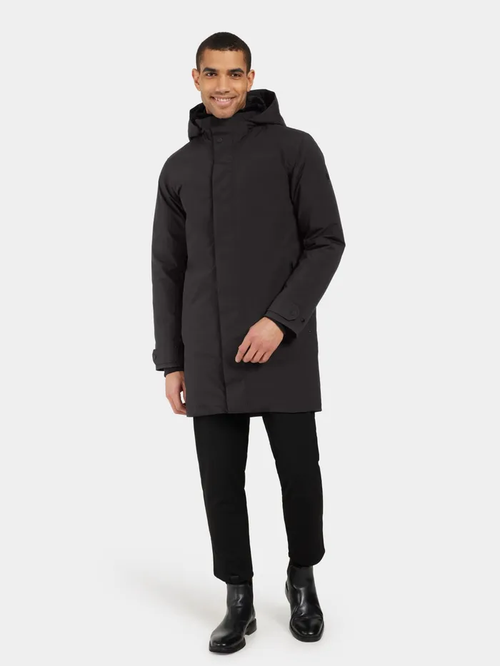 Men Viktor Parka Black Didriksons Autumn Jackets