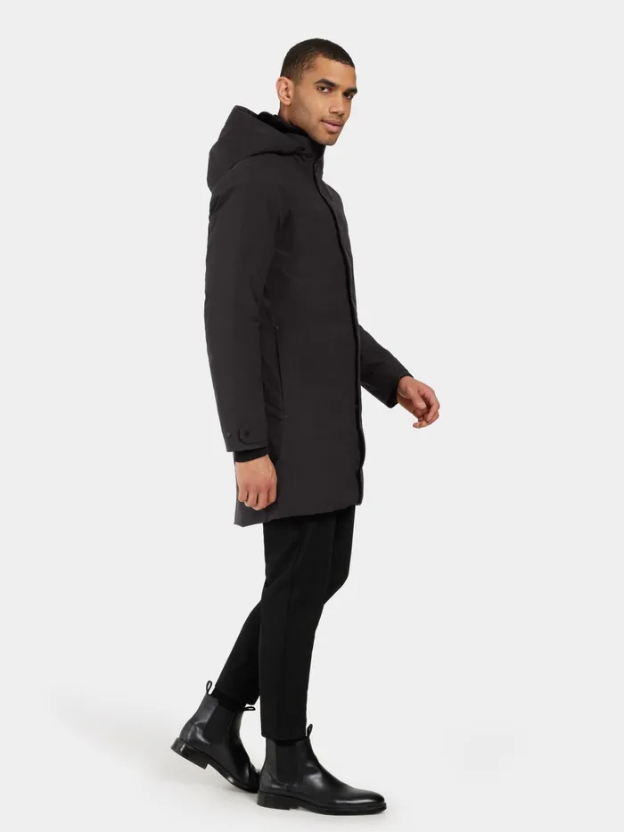 Men Viktor Parka Black Didriksons Autumn Jackets