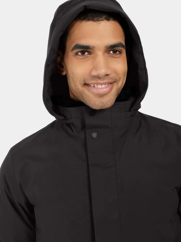Men Viktor Parka Black Didriksons Autumn Jackets