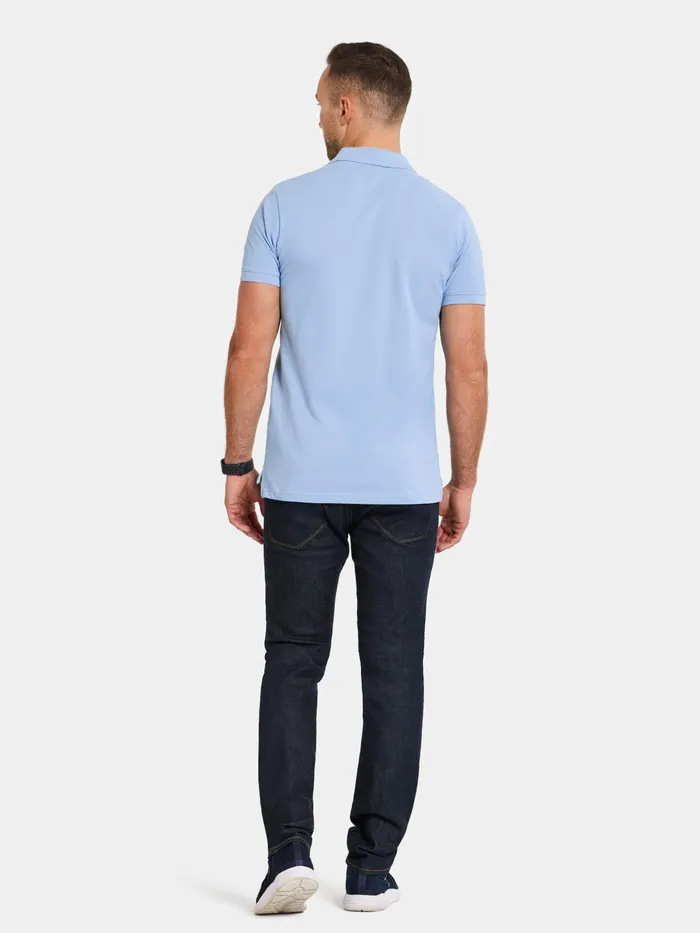 Men Ville Pike Sea Blue Didriksons TShirts and Polos