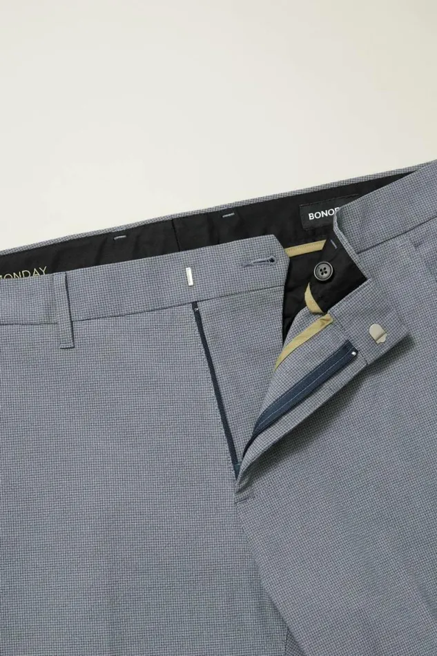 Men Weekday Warrior Dress Pants Monday Blue Basketweave Bonobos Dress Pants