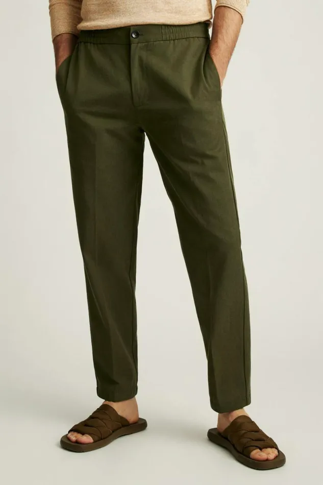 Men Weekend Wanderer Pant Olive Brown Bonobos Joggers and Athleisure