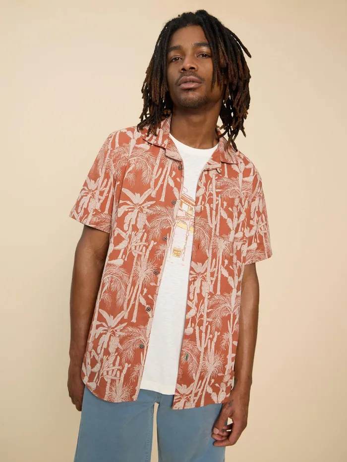 Men White Stuff Clothing Cactus Printed Shirt Men White Stuff Clothing Cactus Printed Shirt