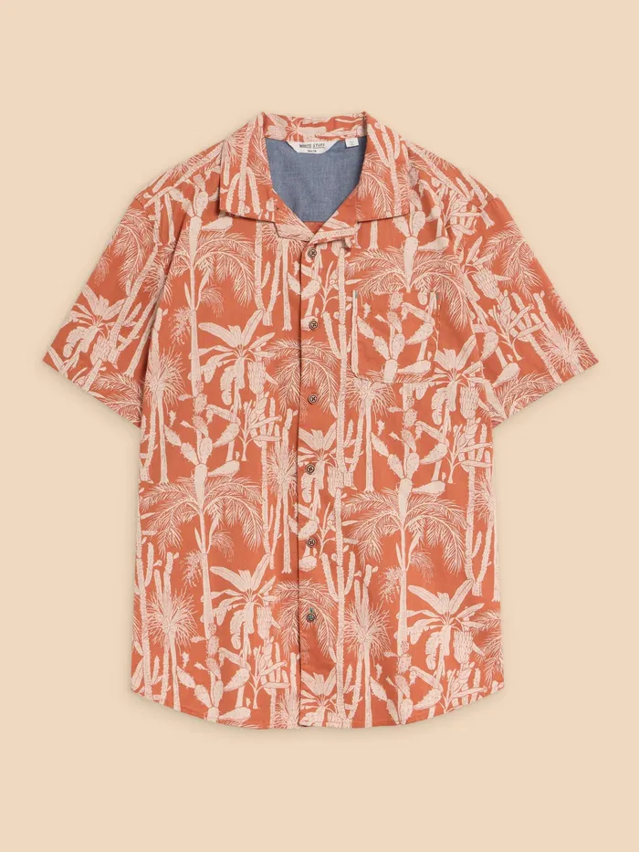 Men White Stuff Clothing Cactus Printed Shirt Men White Stuff Clothing Cactus Printed Shirt