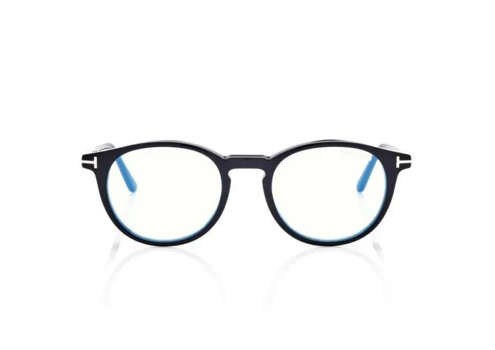 MenWomen BLUE BLOCK COLLECTION Tom Ford Blue Block Round Opticals Clip On Sun