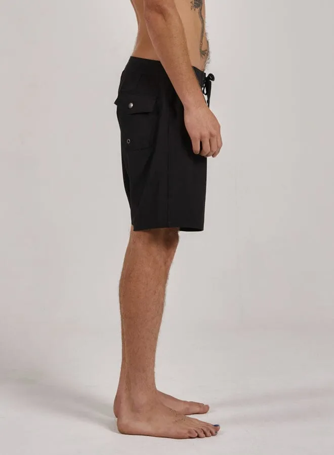 Mens Acid Test Boardshort Washed Black Thrills Shorts