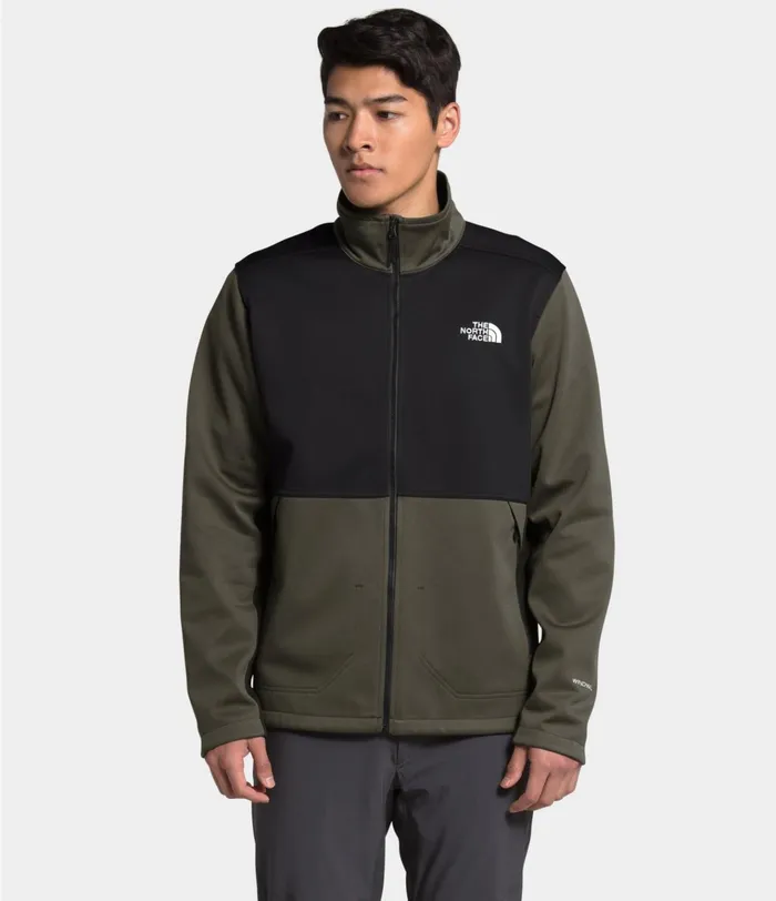 Mens Apex Canyonwall Jacket New Taupe Greentnf Black The North Face Softshell