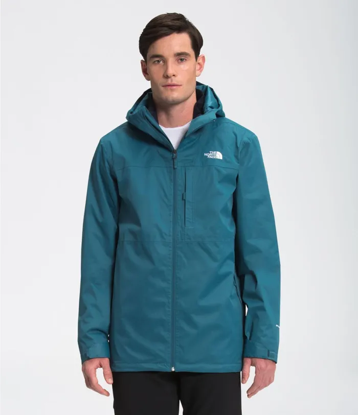 Mens Arrowood TriclimateTall Mallard Blueaviator Navy The North Face Insulated and Down Jackets