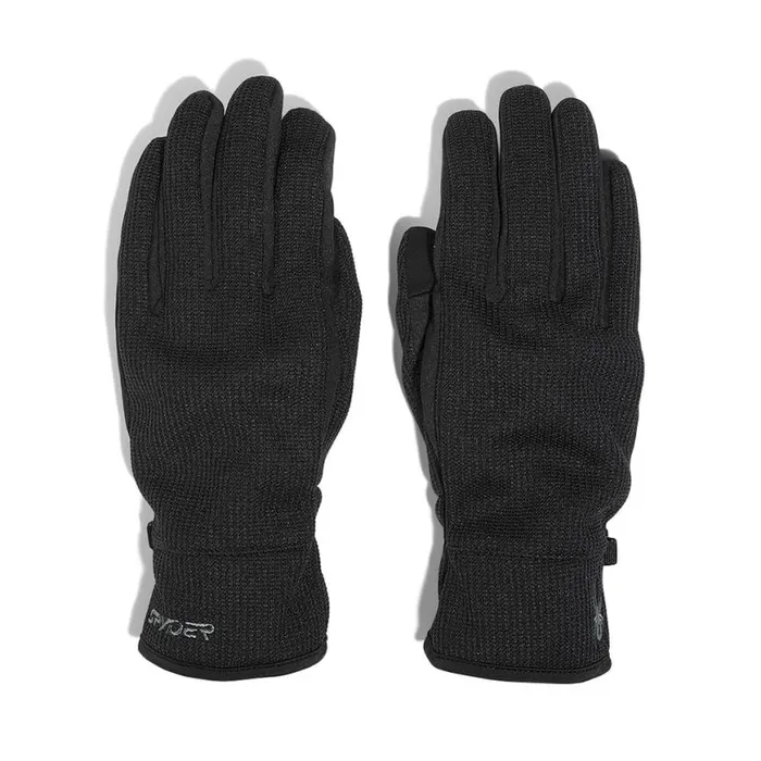 Mens Bandit Black Spyder Gloves