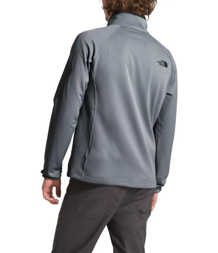 Mens Borod Full Zip Mid Greytnf Black The North Face Fleece