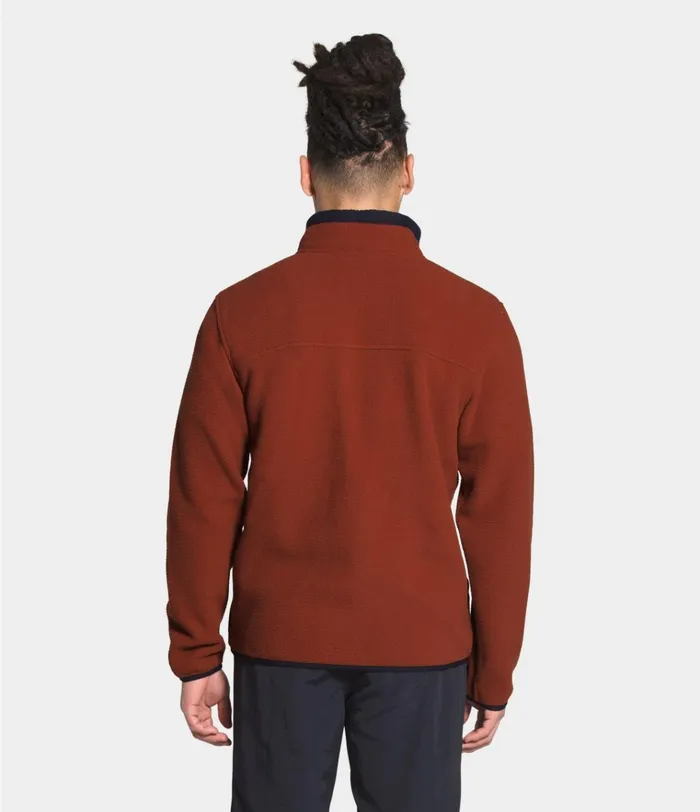 Mens Carbondale Full Zip Brandy Brownaviator Navy The North Face Fleece