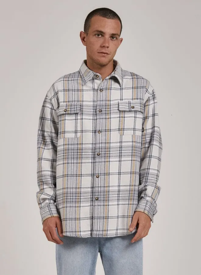 Mens Coat Of Twill Flannel Shirt Stargazer Thrills Shirts