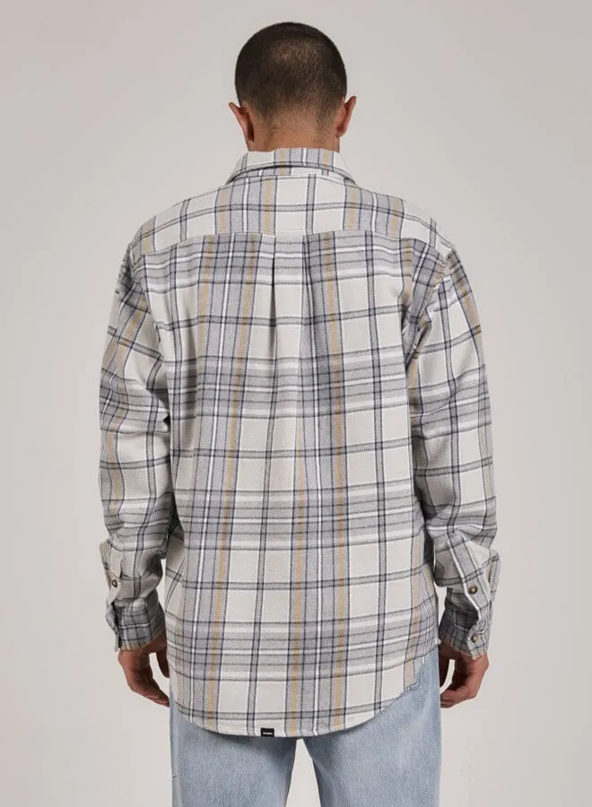 Mens Coat Of Twill Flannel Shirt Stargazer Thrills Shirts