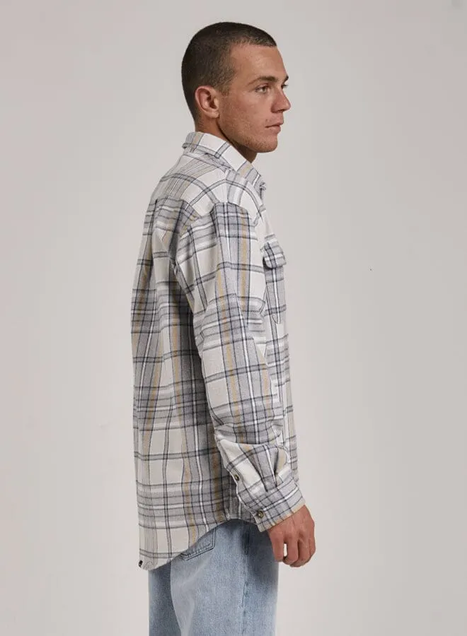 Mens Coat Of Twill Flannel Shirt Stargazer Thrills Shirts