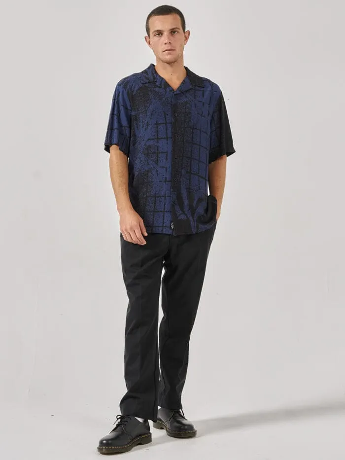 Mens Damage Control Bowling Shirt Black Thrills Shirts