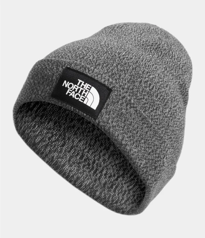 Mens Dock Worker Recycled Beanie Tnf Dark Grey Heather The North Face Beanies and Scarves
