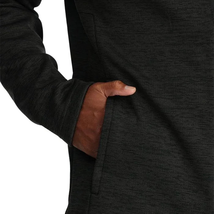 Mens Encore Full Zip Black Spyder Fleece