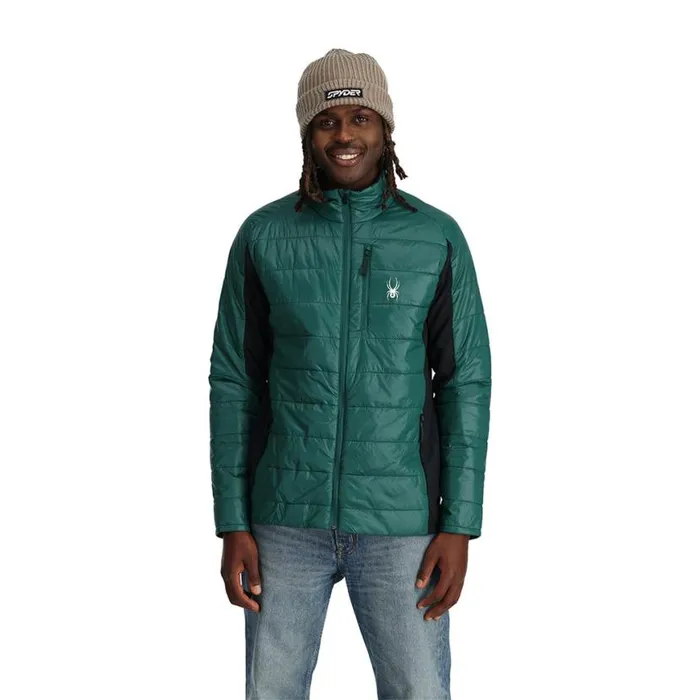 Mens Glissade Cypress Green Spyder Insulated