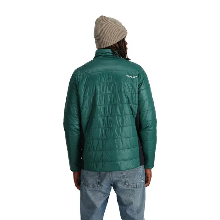 Mens Glissade Cypress Green Spyder Insulated