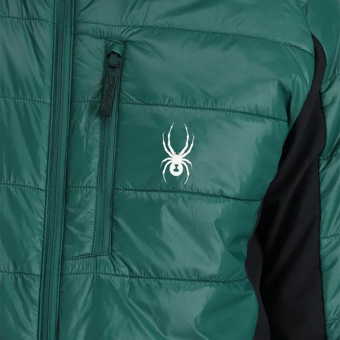 Mens Glissade Cypress Green Spyder Insulated