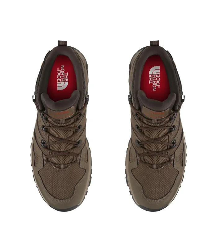 Mens Hedgehog Fastpack II Mid WP Bipartisan Browncoffee Brown The North Face Sneakers