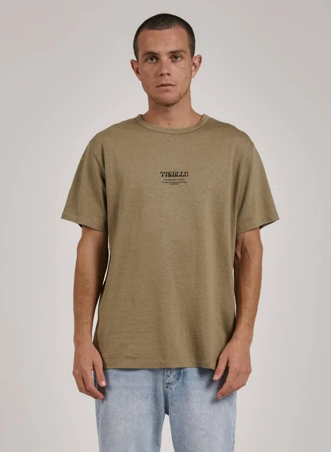 Mens Hemp High Standards Merch Fit Tee Aloe Thrills Tees and Tank Tops