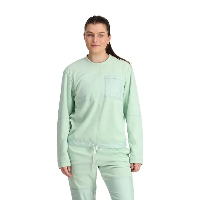 Mens Lounge Crew Wintergreen Spyder Fleece