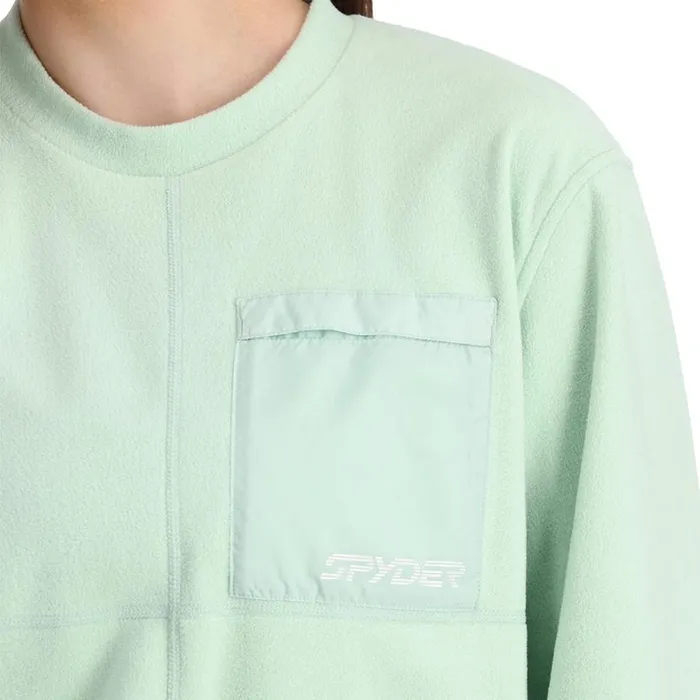 Mens Lounge Crew Wintergreen Spyder Fleece