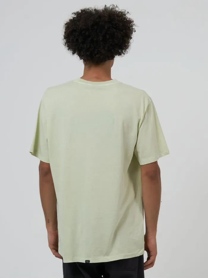 Mens Minimal Merch Fit Tee Pistachio Thrills Tees and Tank Tops