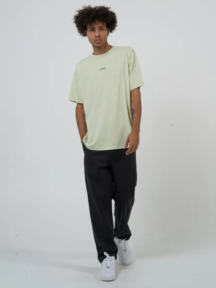 Mens Minimal Merch Fit Tee Pistachio Thrills Tees and Tank Tops