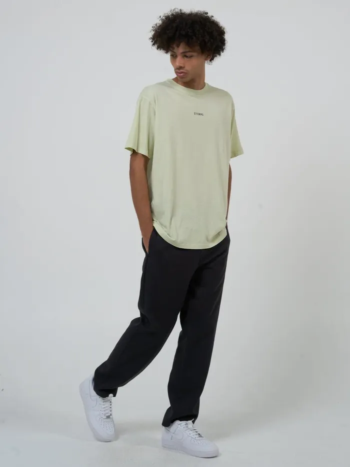 Mens Minimal Merch Fit Tee Pistachio Thrills Tees and Tank Tops