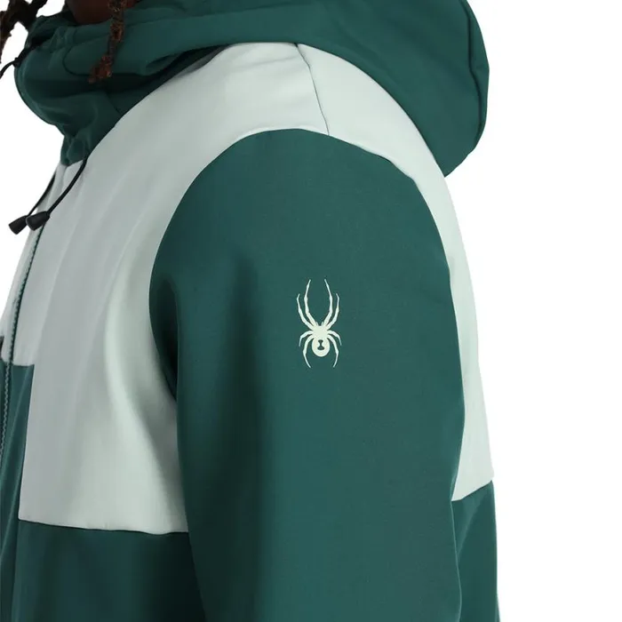 Mens Nolan Wintergreen Spyder Shell