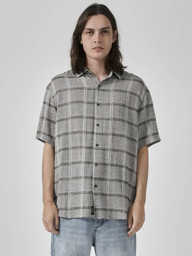 Mens Paradise Brigade Short Sleeve Shirt Army Green Thrills Shirts