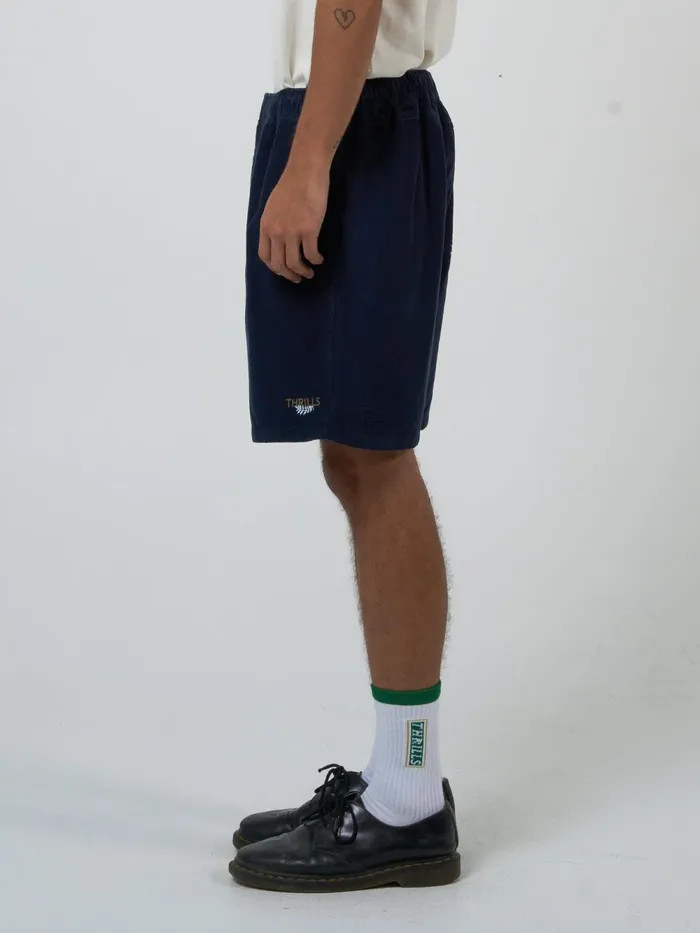 Mens Proper Cord Volley Total Eclipse Thrills Shorts