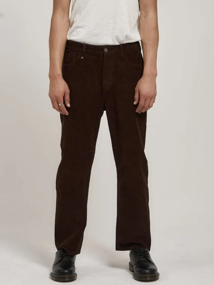 Mens Slacker Cord Jean Java Thrills Denim