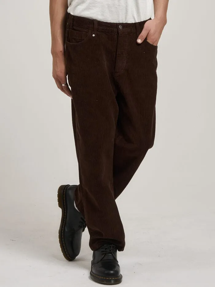 Mens Slacker Cord Jean Java Thrills Denim