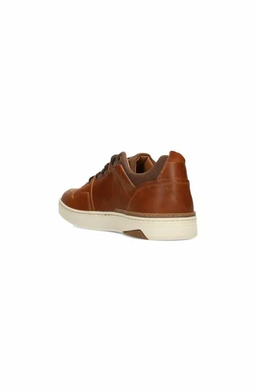Mens Sneakers Liverpool Los Angeles Launch Textured Leather Sneaker Cognac