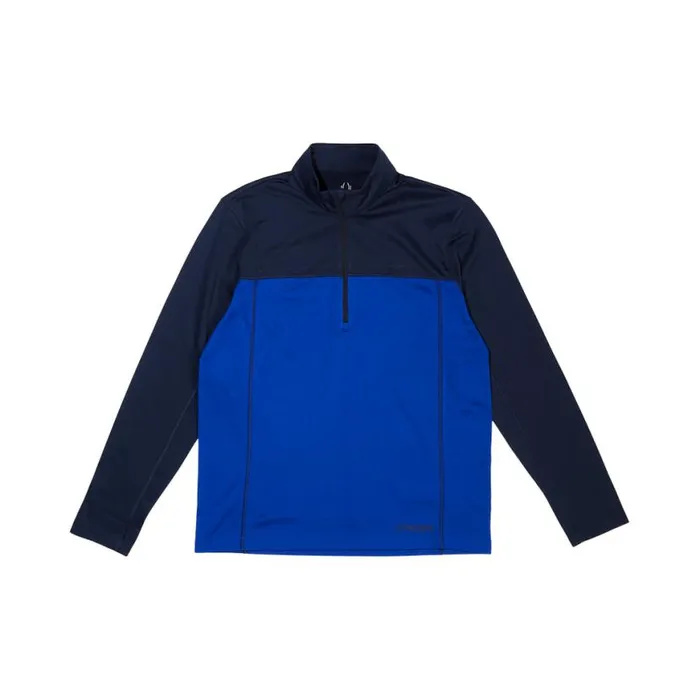 Mens Stretch Charger 12 Zip Electric Blue Spyder Layers