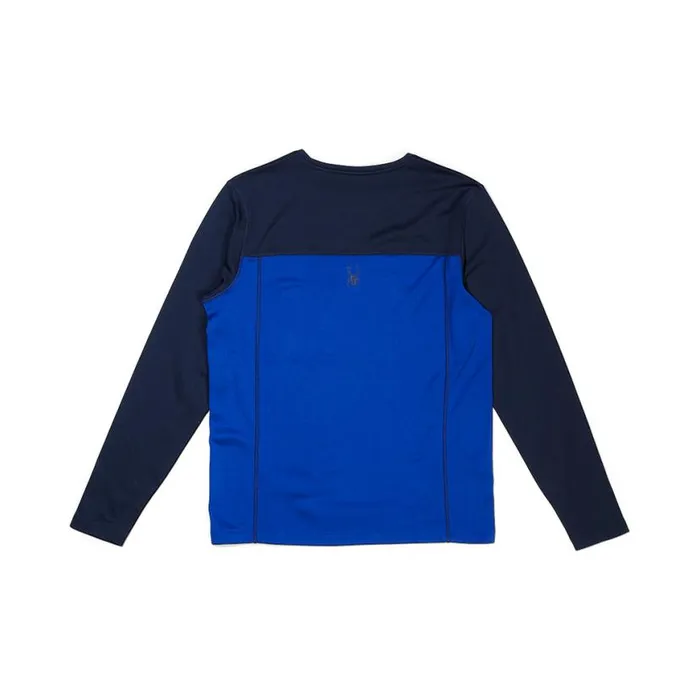 Mens Stretch Charger Crew Electric Blue Spyder Layers
