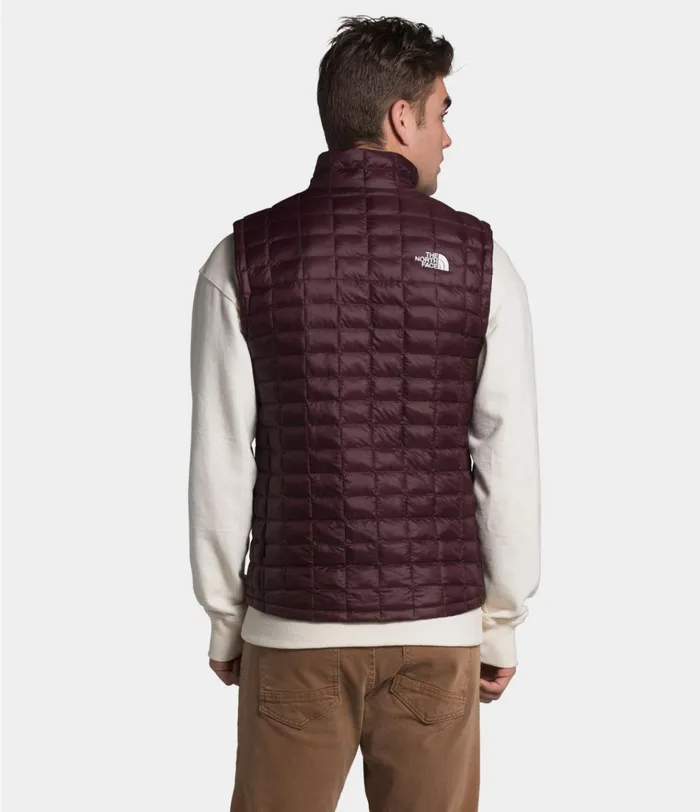 Mens ThermoBall Eco Vest Root Brown Matte The North Face Insulated and Down Jackets