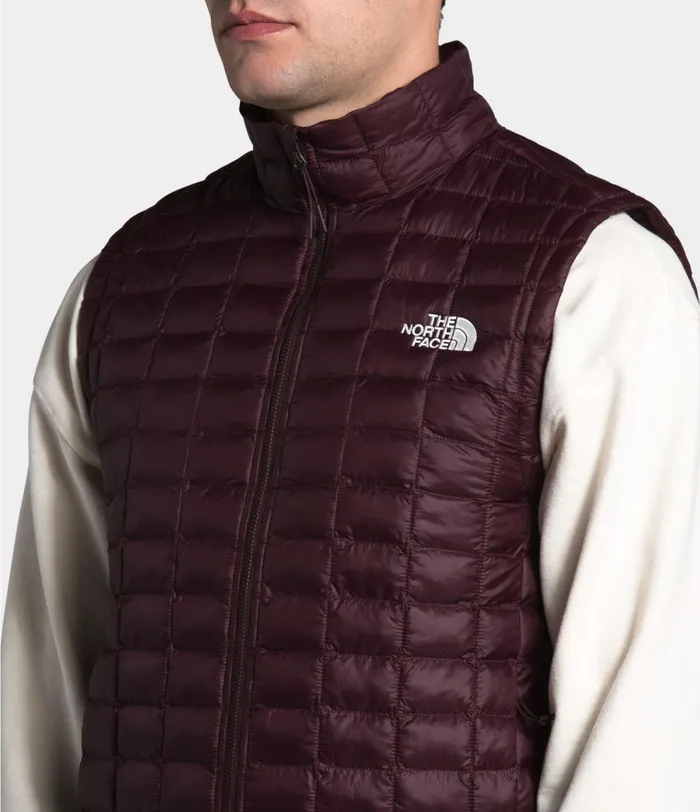 Mens ThermoBall Eco Vest Root Brown Matte The North Face Insulated and Down Jackets