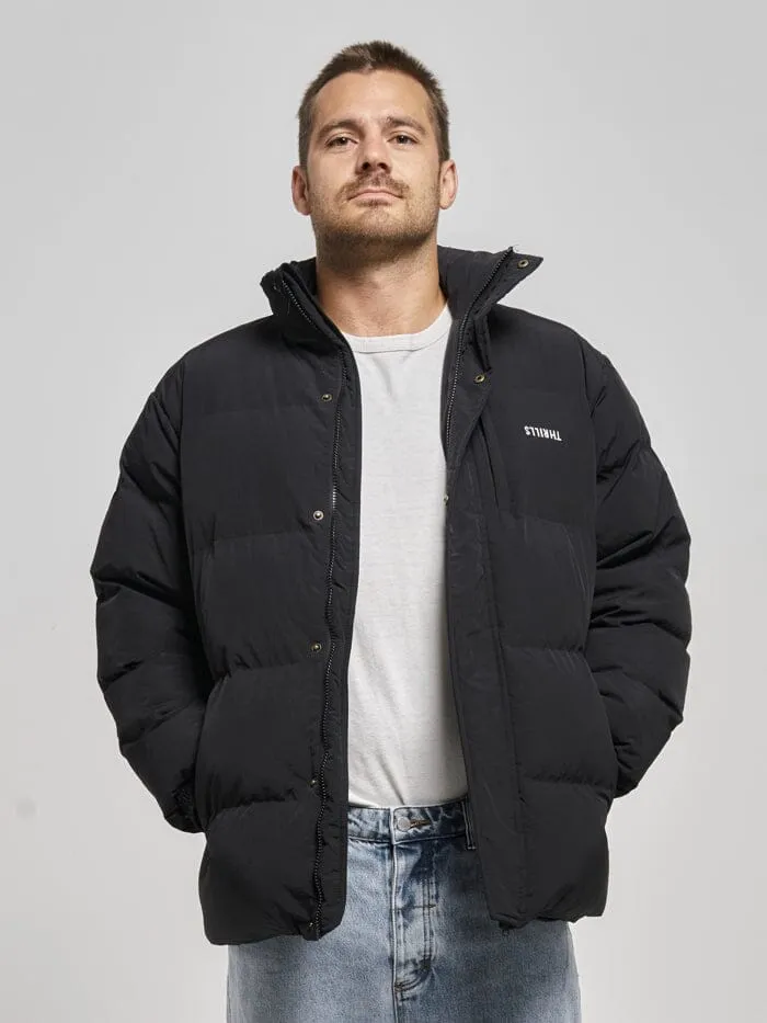 Mens Union Puff Jacket Black Thrills Jackets
