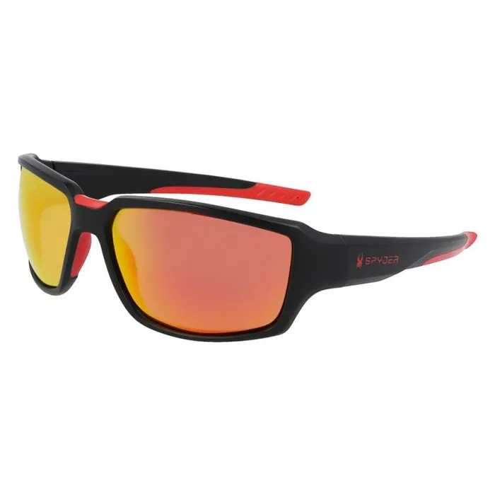Mens Wrap Sunglasses Black Spyder Eyewear