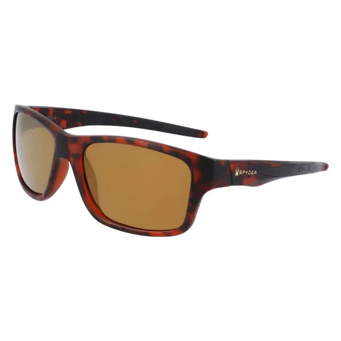 Mens Wrap Sunglasses Tortoise Spyder Eyewear