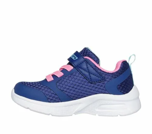 Microspec Max 8211 Racer Gal Navy Pink Kids SKECHERS Toddlers UK Sizes 49