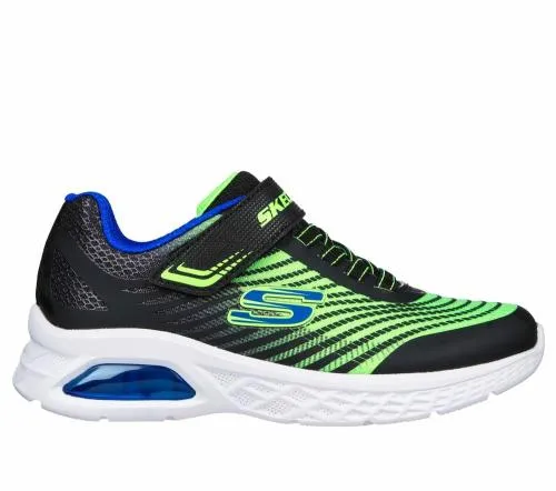 Microspec Max II Black Lime Kids SKECHERS Kids UK Sizes 9525