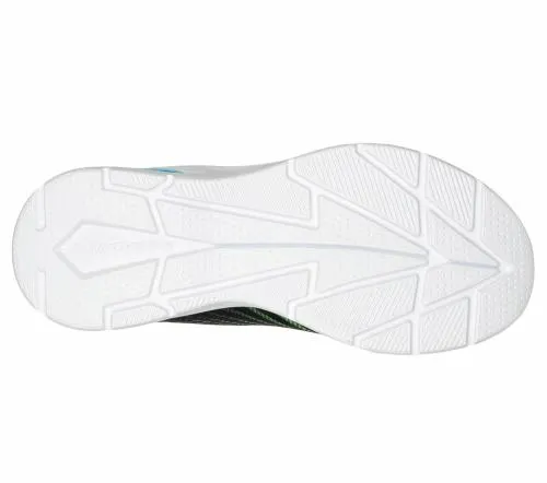 Microspec Max II Black Lime Kids SKECHERS Kids UK Sizes 9525