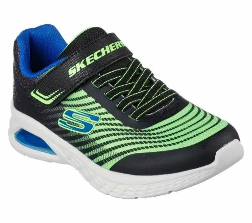 Microspec Max II Black Lime Kids SKECHERS Kids UK Sizes 9525
